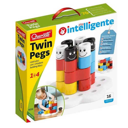 Quercetti 4026 twin - 4026, pegs